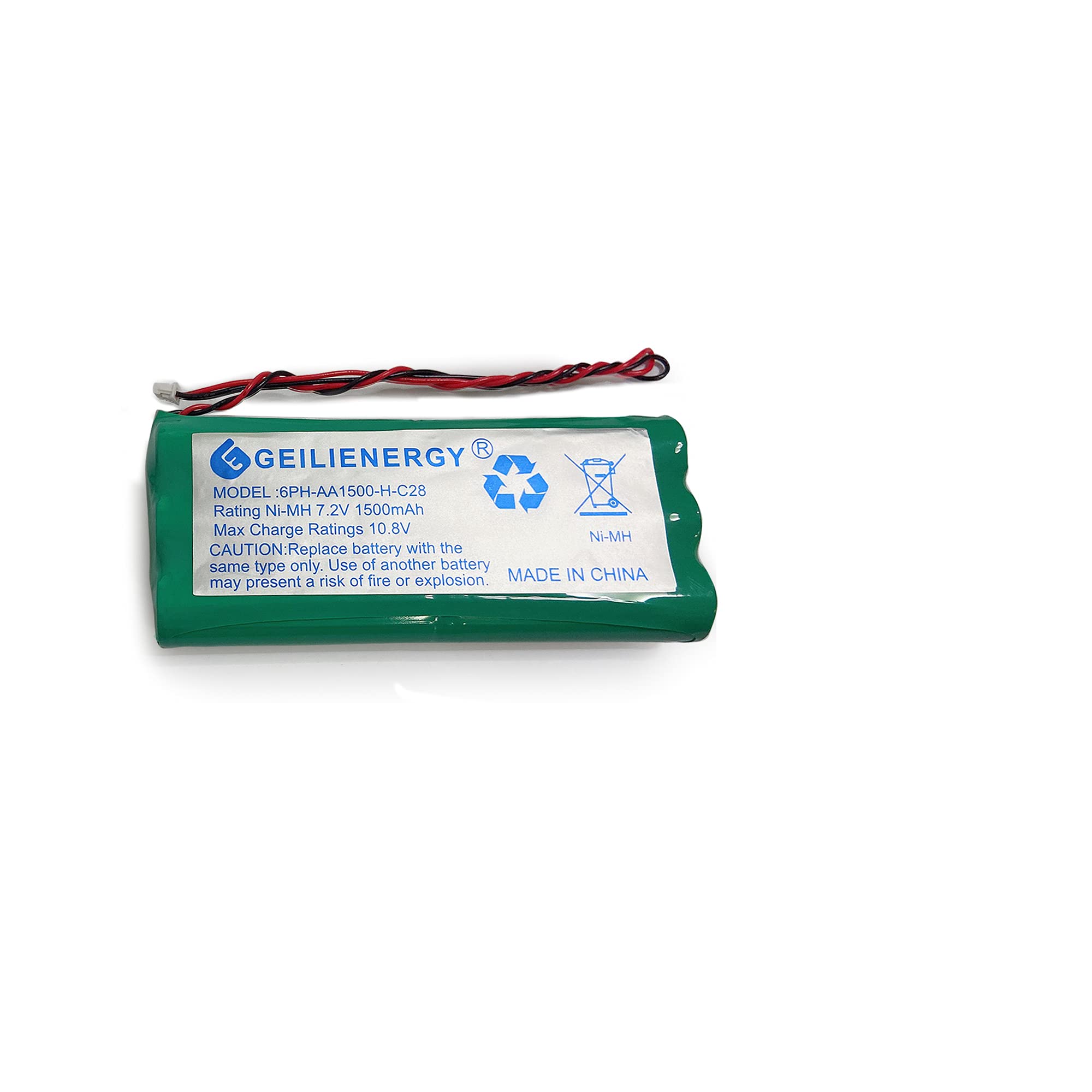 Glepoweer 7.2V Battery Compatible For 6Ph Aa1500 H C28 Dsc9047 Power Series Security Alarm System Dsc 9047 Dsc9047 6Phaa1500Hc28 6Ph Aa1500 H C28 Adt Dsc Back Up Scw9045 Scw9047 1 Pack