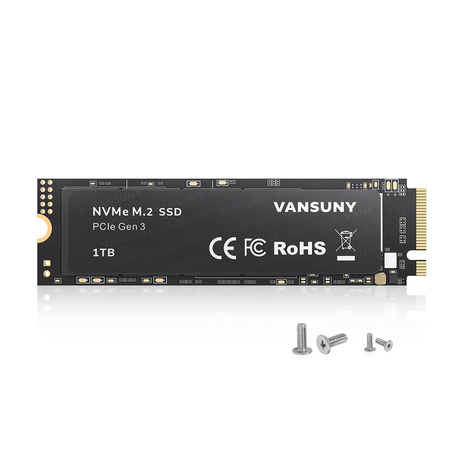 Vansuny 1Tb Sata Iii Ssd Internal Solid State Drive 2.5    Internal Drive Advanced 3D Nand Flash Up To 500Mb/S Ssd Hard Drive Fo