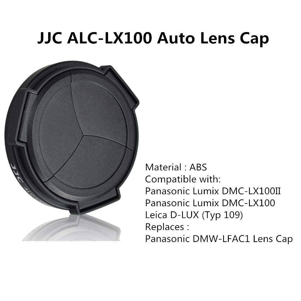 Auto Open And Close Lens Cap Protector For Panasonic Lumix Lx100 Ii (Dc Lx100M2) Dmc Lx100 Leica D Lux (Typ 109) D Lux 7 D Lux 8