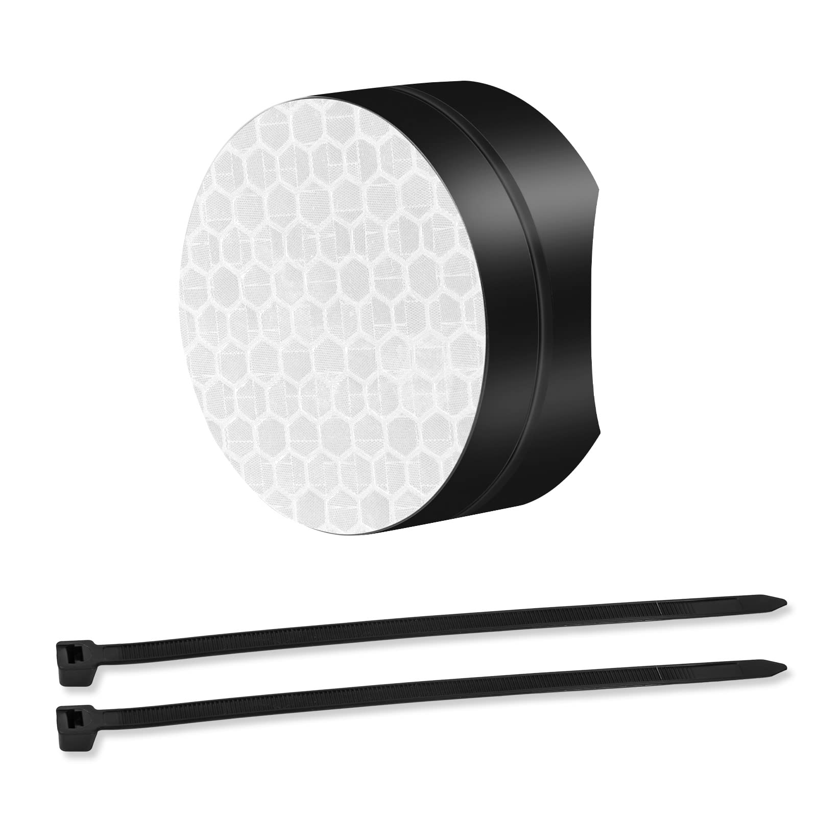 Ainiv Airtag Bike Mount Reflector Case, Airtag Bicycle Mount Holder,Water Resistant Anti Shake Bike Mount Holder, Hidden Cases P