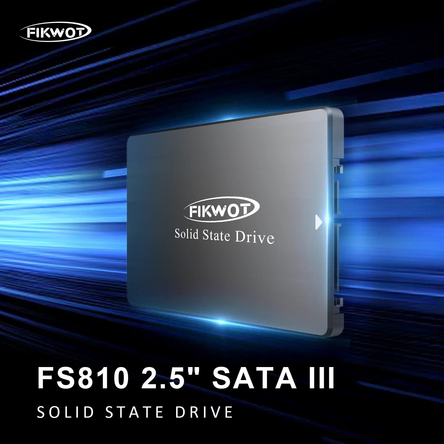 Fikwot Fs810 512Gb Ssd Sata Iii 2.5'' 6Gb/S, Internal Solid State Drive 3D Nand Flash (Read/Write Speed Up To 550/500 Mb/S) Comp