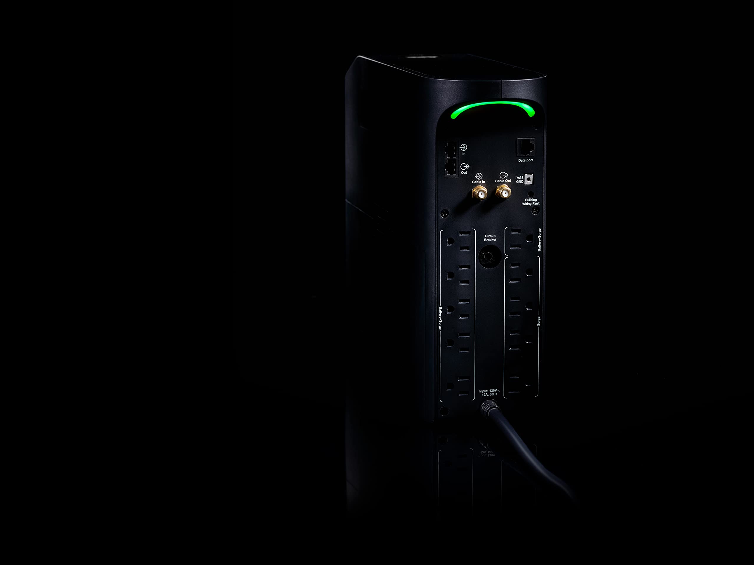 Apc Back Ups Pro Gaming Ups, 1500Va Sinewave Battery Backup With Usb Charging Ports & Avr, Bgm1500B Us