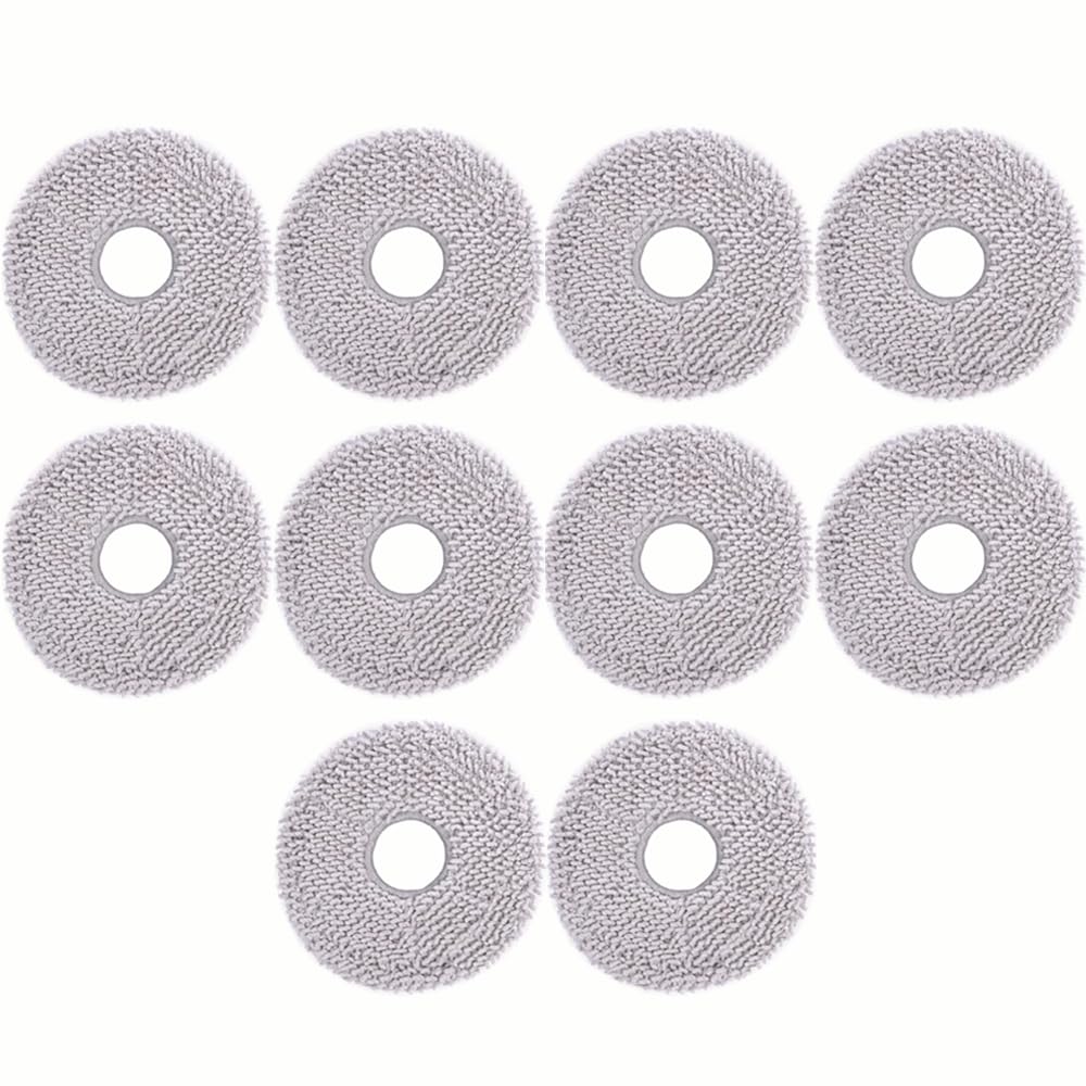 10pcs Mop Pads for ECOVACS DEEBOT X1 Omni/X1 Turbo/T20 Omni/T10 Omni/X2 Omni/T30S/N30 Pro Omni/N30 Omni/T30S AI/T30S Pro/T30S CA