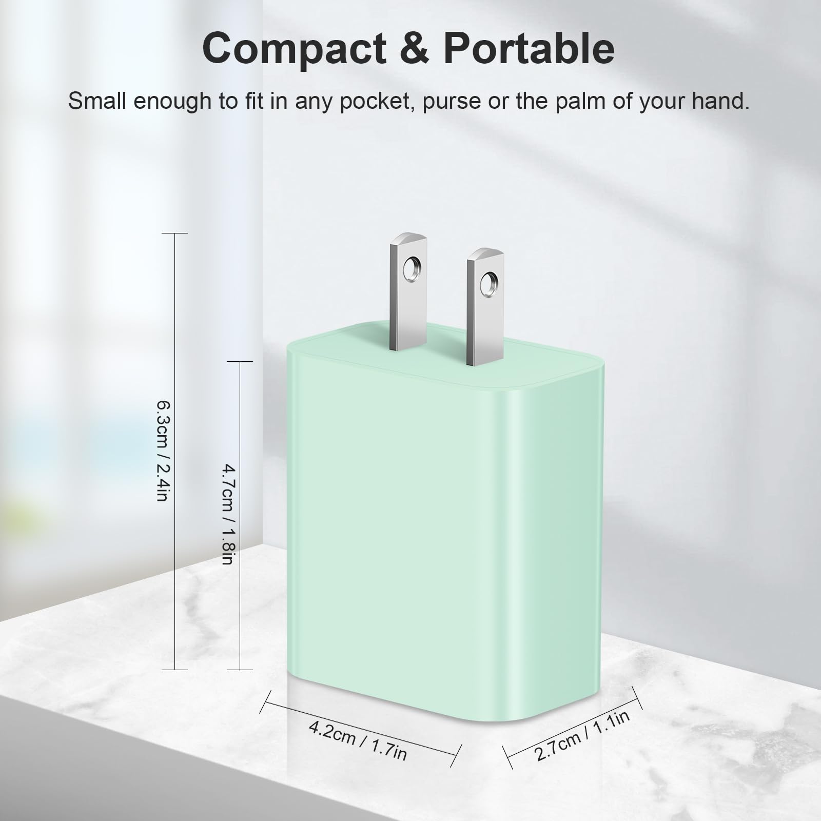 Usb C Charger Block Iphone Charger Block 3 Pack,Charging Blocks Box Iphone Charger Block For Iphone 16/16 Plus/16 Pro/16 Pro Max