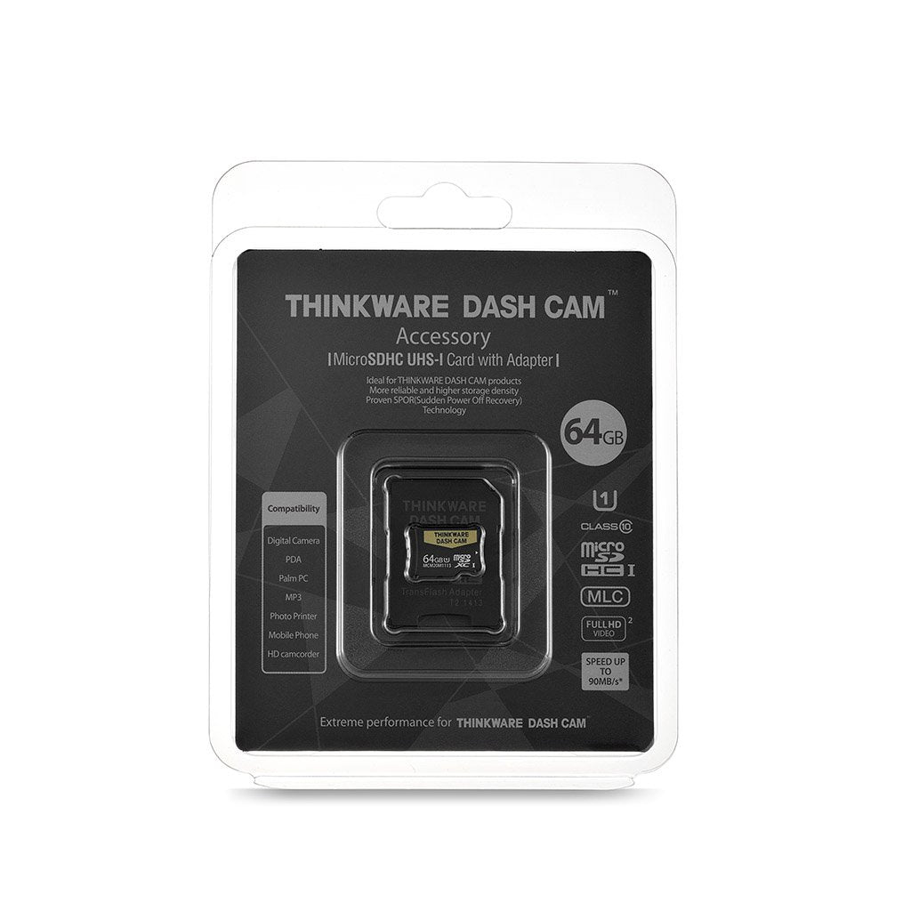 Thinkware Twa Smu64 Uhs I 64Gb Microsd Card | Anti File Corruption | For Dash Cam