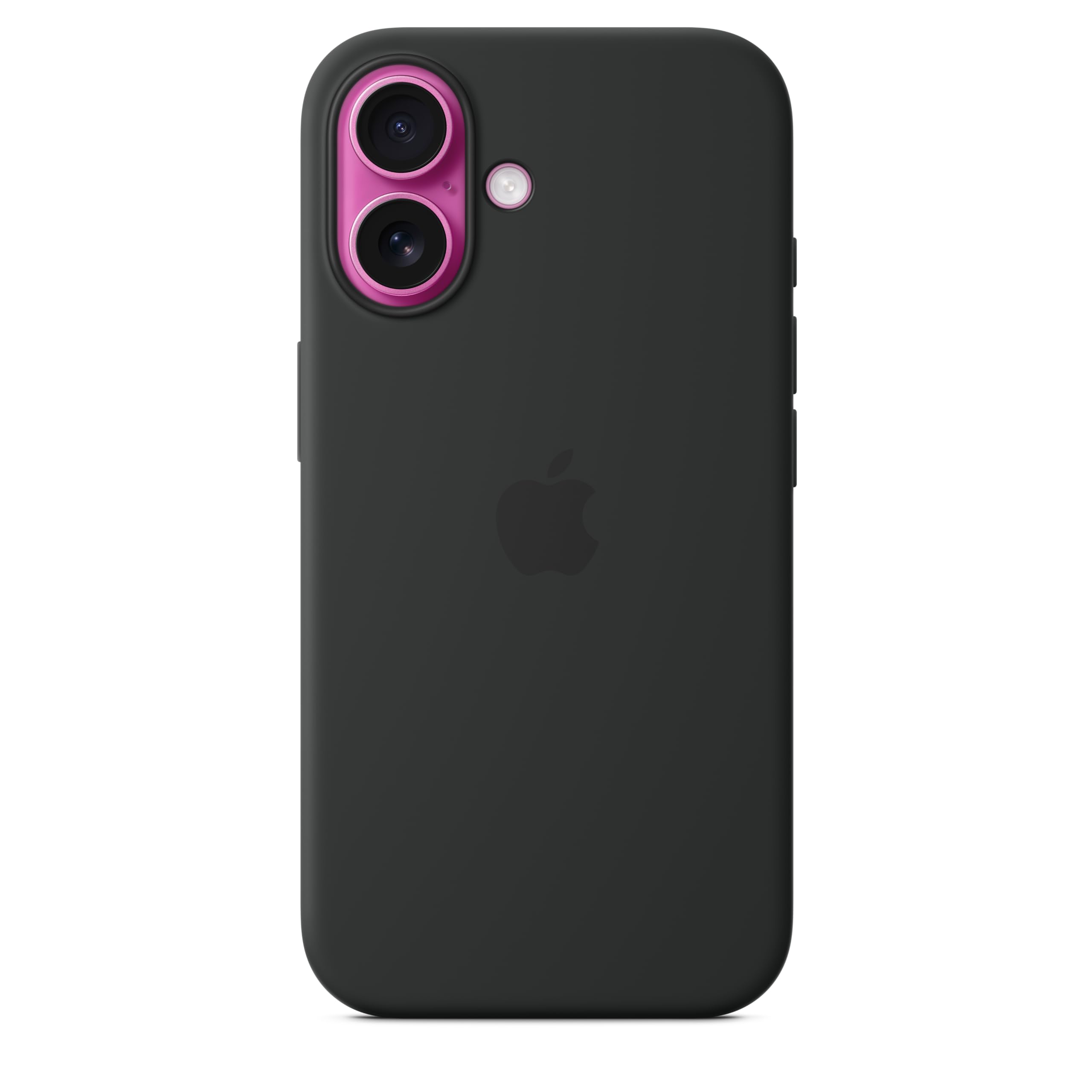 Apple Iphone 16 Silicone Case With Magsafe And Camera Control   Black