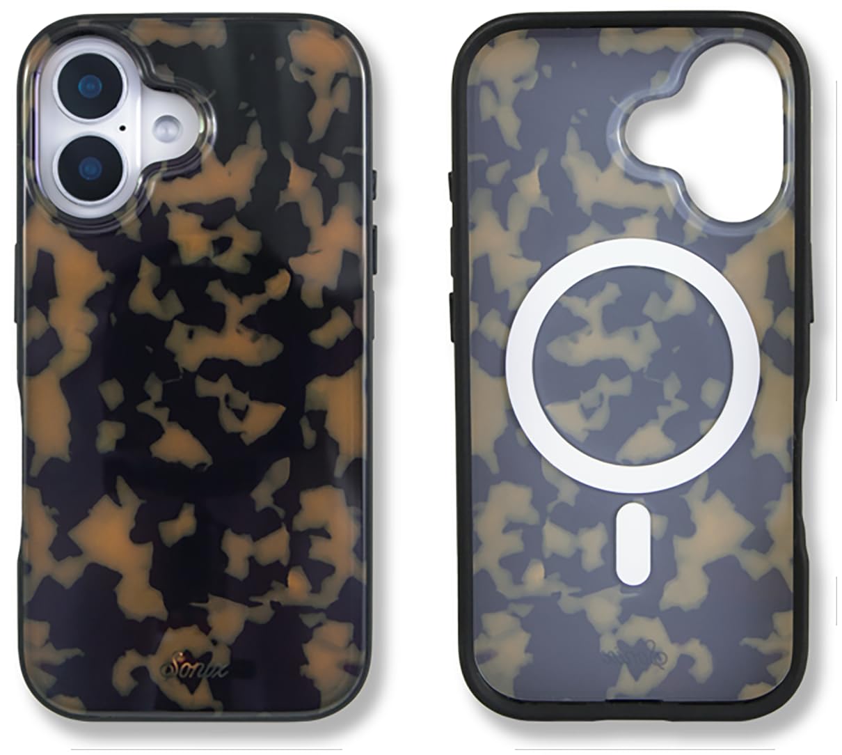 Sonix Case for iPhone 17 | Compatible with MagSafe | 10ft Drop Tested | Tortoiseshell | Brown Tort
