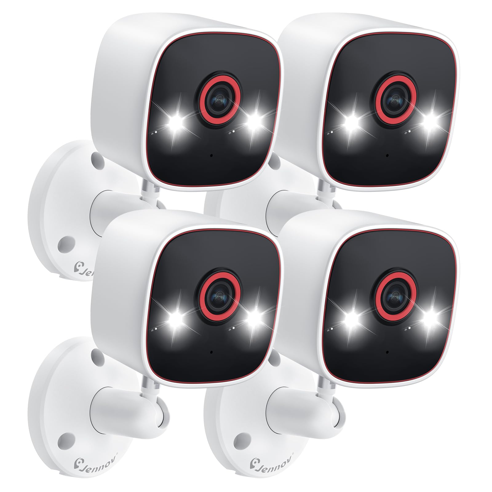 Jennov 2K Indoor Camera For Pet Dog, Outdoor Cameras For Home Security, 5Ghz/2.4 Ghz Wifi Camera For Baby, Color Night Vision, A