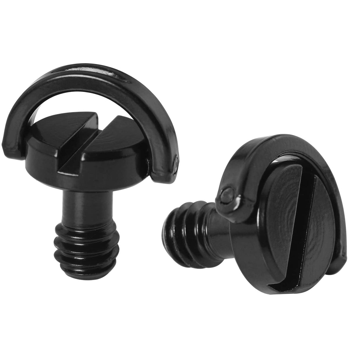 1/4Inch Tripod Screw Luorng 2Pcs 1/4'' 20 Stainless Steel D Shaft D Ring For Camera Camcorder Tripod Monopod Qr Quick Release Pl