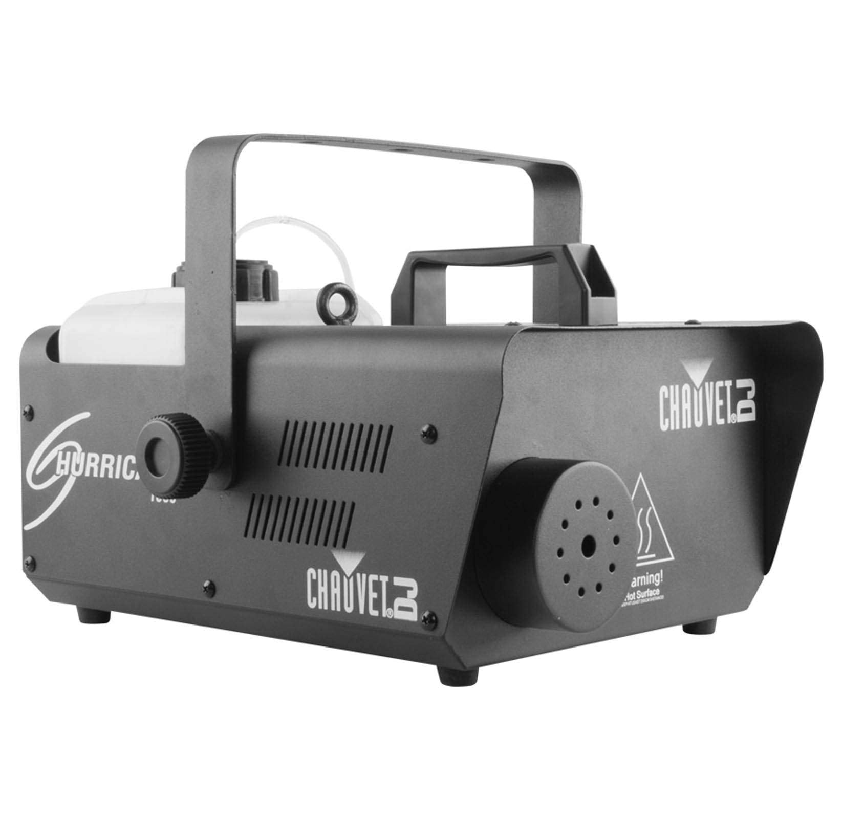 Chauvet Dj Hurricane 1600 Compact High Output Fog Machine W/Timer Remote & Automatic Shut Off, Black
