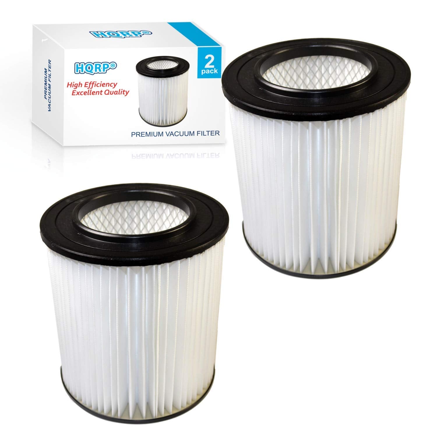 Hqrp 2 Pack 7'' Filter Compatible With Dirt Devil Cv2200, Cv1500, Cv950, Cv2000, Cv2400, Cv2250, Cv2600, Cv2650, Cv1800, Cv1850