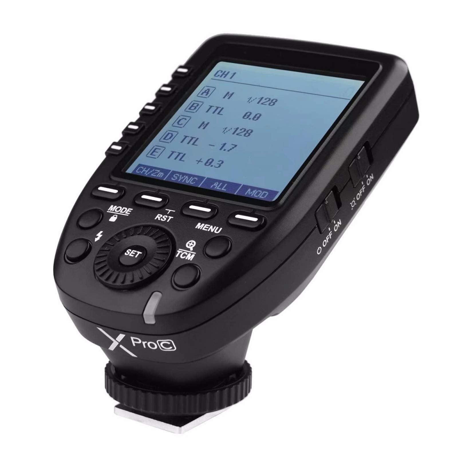 Godox Xpro C 1/8000S Hss Ttl Wireless Flash Trigger 5 Dedicated Group Buttons 11 Customizable Functions For Canon Eos Hotshoe Ca