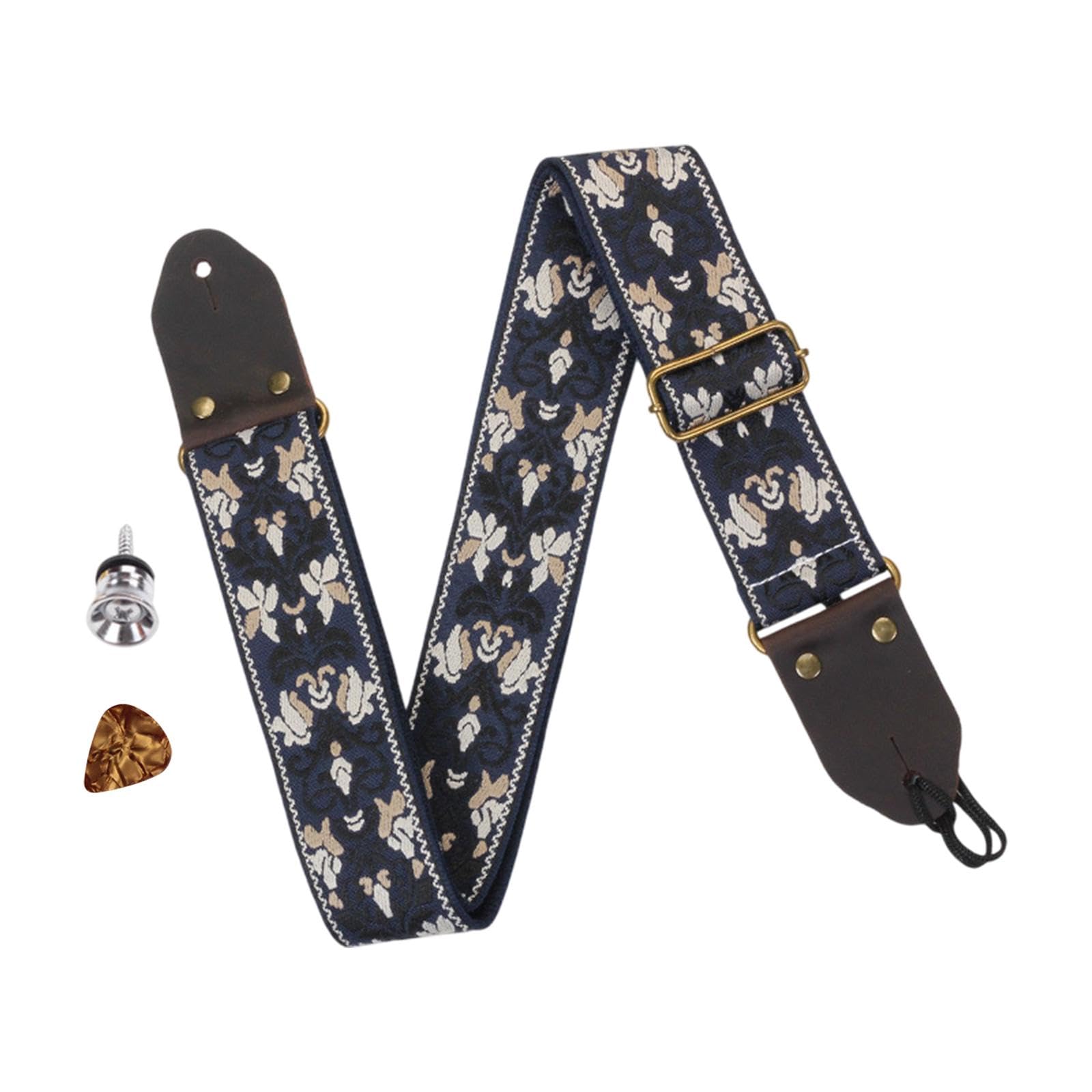 MERISHOPPGuitar Strap Bass Guitar Strap for Classical Guitar Mandolin Acoustic Guitar blue|Musical Instruments & Gear | Guitars 