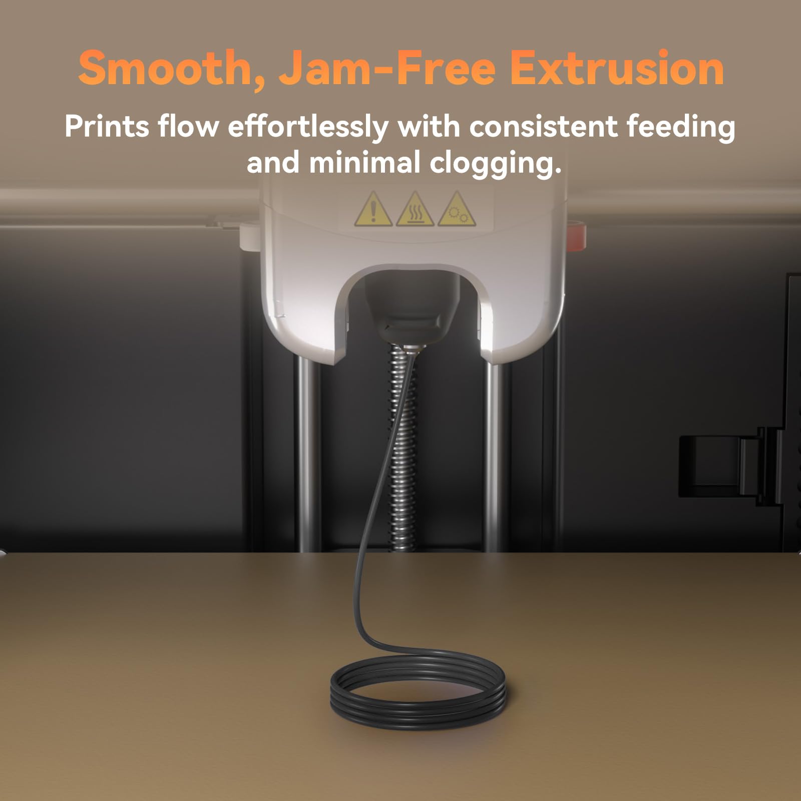 Flashforge Pla Filament 1.75Mm +/- 0.02Mm, Matte Black 3D Printer Filament 1Kg (2.2Lbs) Spool, Excellent Printing Performance, E