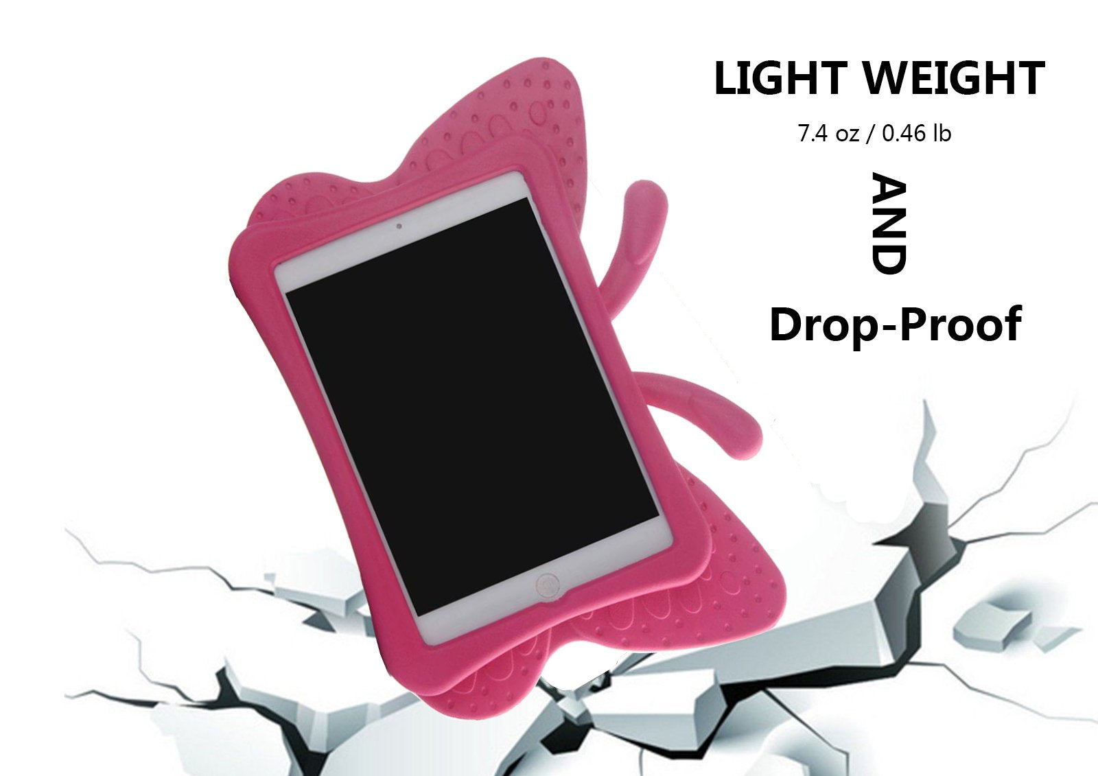 Kids Case For Apple Ipad Mini 5/4/3/2/1 7.9 Inch Only, Lightweight Shockproof Eva Foam Stand Cover For Ipad Mini, Mini 5 (2019),