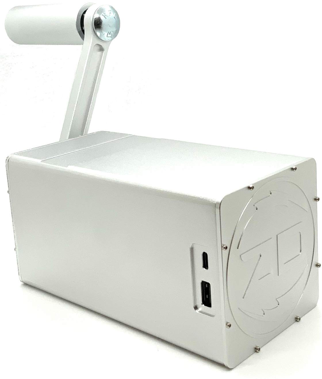 Powerhouse 60+ Watt Hand Crank Generator Fast Charger   Usb C Power Delivery (Pd)   Phone, Laptop Backup Power For Emergency, Ou