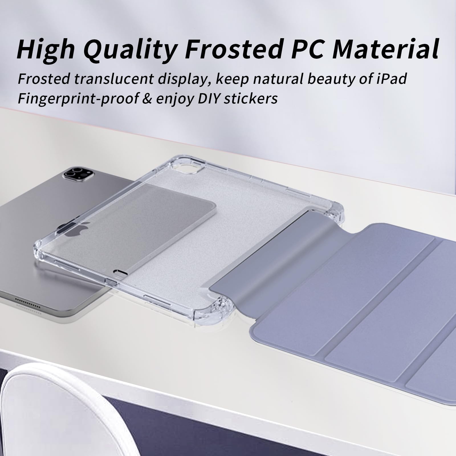 Kenke New Ipad Pro 11 Inch Case 4Th/3Rd/2Nd/1St Generation 2022/2021/2020/2018 Built In Left Side Pencil Holder Support 2Nd Penc