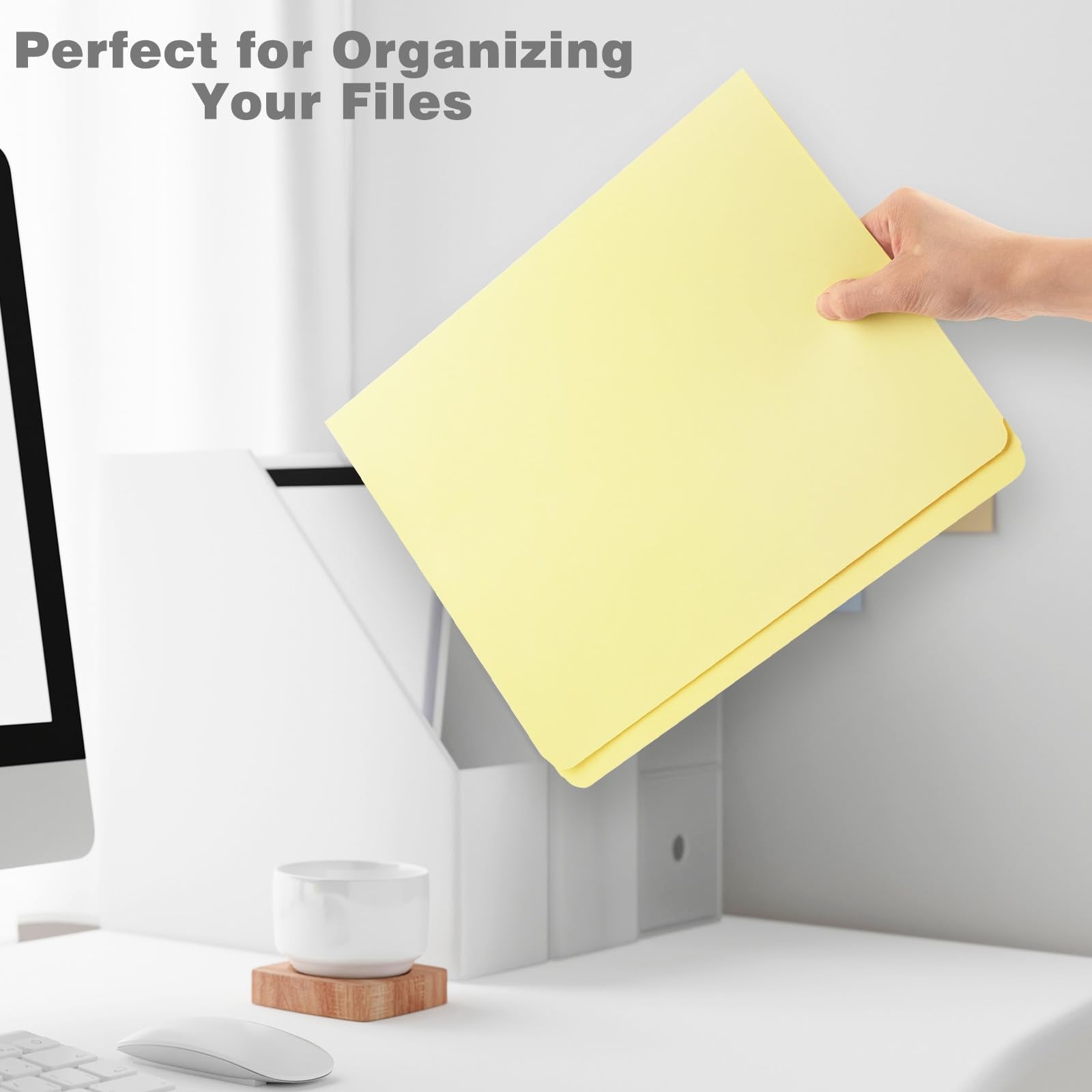 Lineco Archival Legal Size File Folders. Organize Important Documents, Prints, Photos. 9.5' X 14.75' With Full Cut Tab, Acid Free, Lignin Free Light Tan 10 Pt. Perma/Dur Folder Stock. Pack Of 25