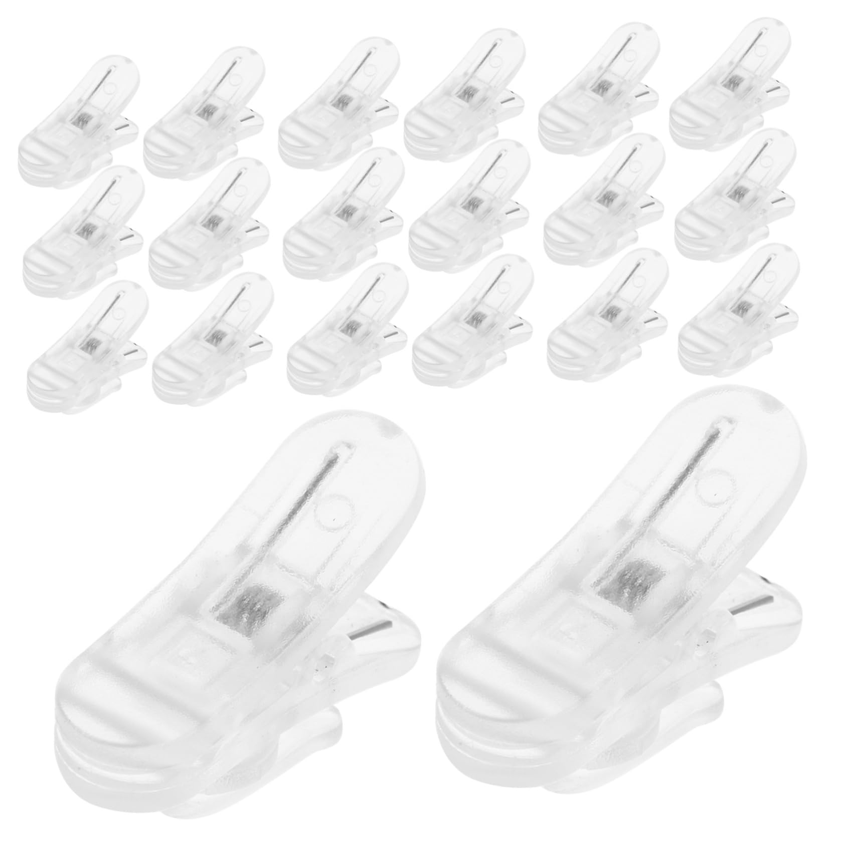 Toyandona 50Pcs Microphone Clip Holder For Lavalier Mic Collar Clip For Headset Earphone Men And Women
