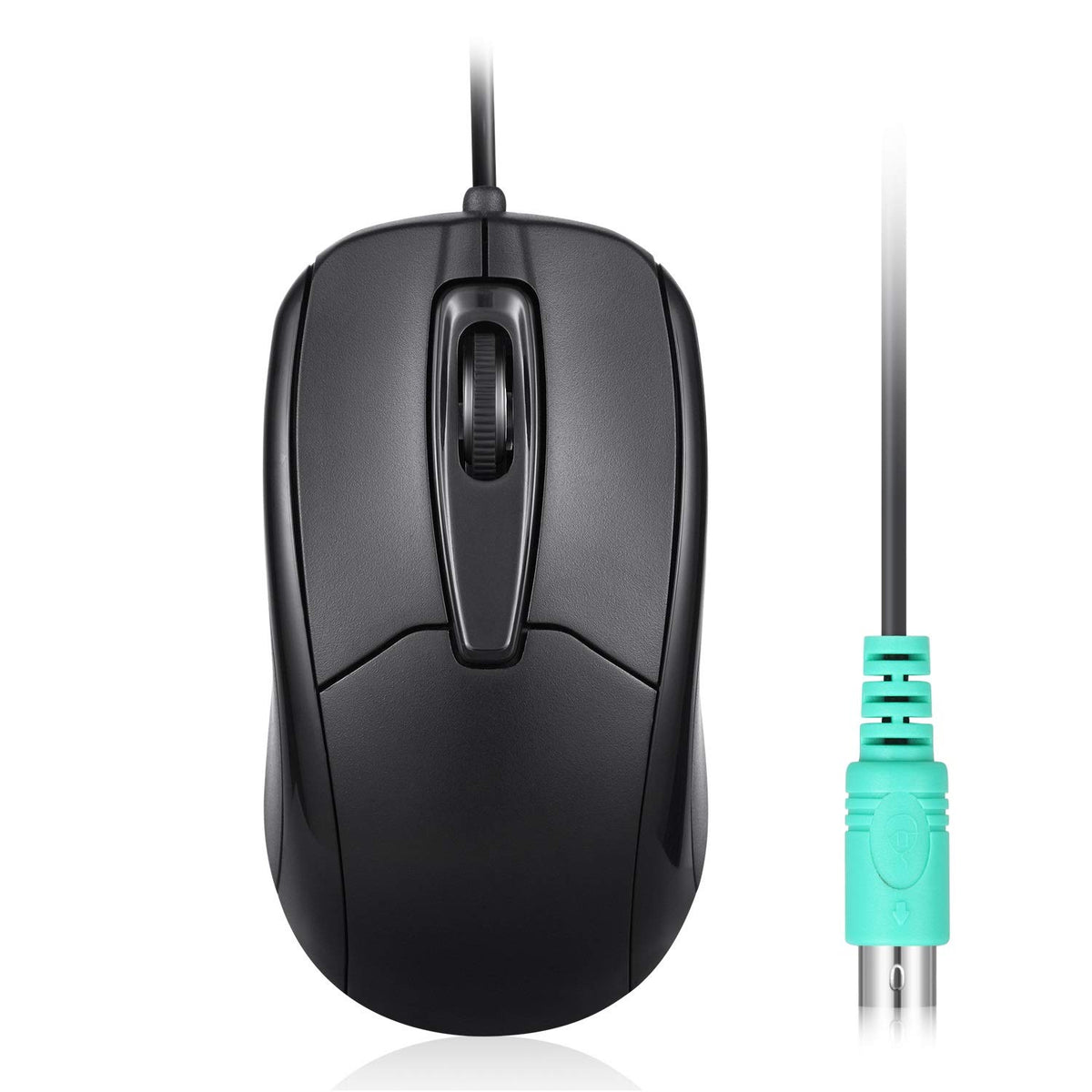 Perixx Perimice 209 P, Wired Ps2 Mouse With 1000 Dpi Resolution, Black, (10442)