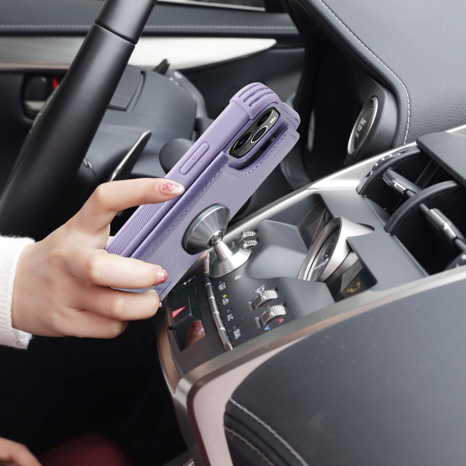 Vanavagy Wallet Case Compatible For Iphone 14 Pro Max For Women Men,Pu Leather Flip Folio Phone Case Cover Fits Magnetic Car Mou