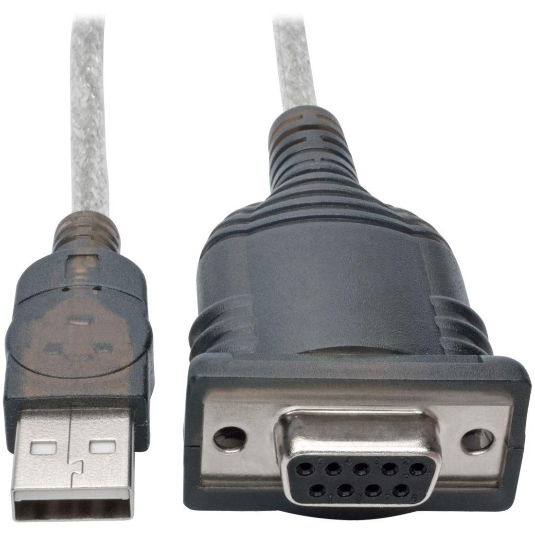 Tripp Lite 18In Usb To Null Modem Serial Adapter Cable Ftdi W/Com Retention M/F 18'' (U209 18N Null)