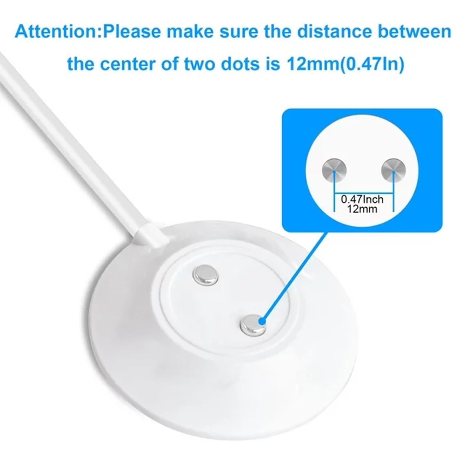 Fertile Rain Magnetic Rose Charger USB Cable, 2.7ft Replacement Cord, 12MM Nylon, Designed for Rose Only