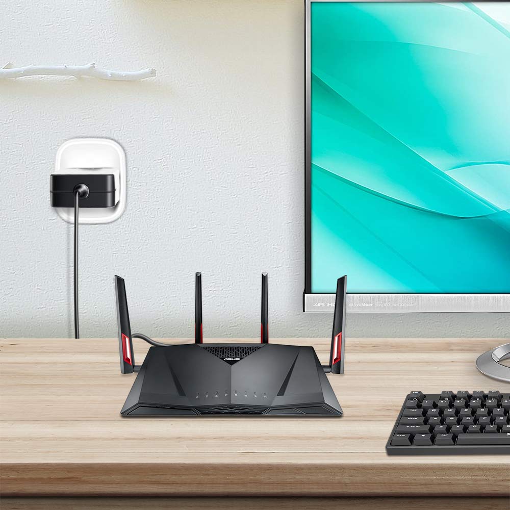 Kfd 19V Ac Adapter For Asus Rt N66U Rt N65U Rt Ac66U Rt Ac68U Rt Ac68R Ac1750 Ac1900 Router Asus Adp 40Kd Bb Vg24Vq Mx279 Mx239H Vz27Vq Philips Aoc Hp Msi Optix Monitor Asus Router Power Supply Cord