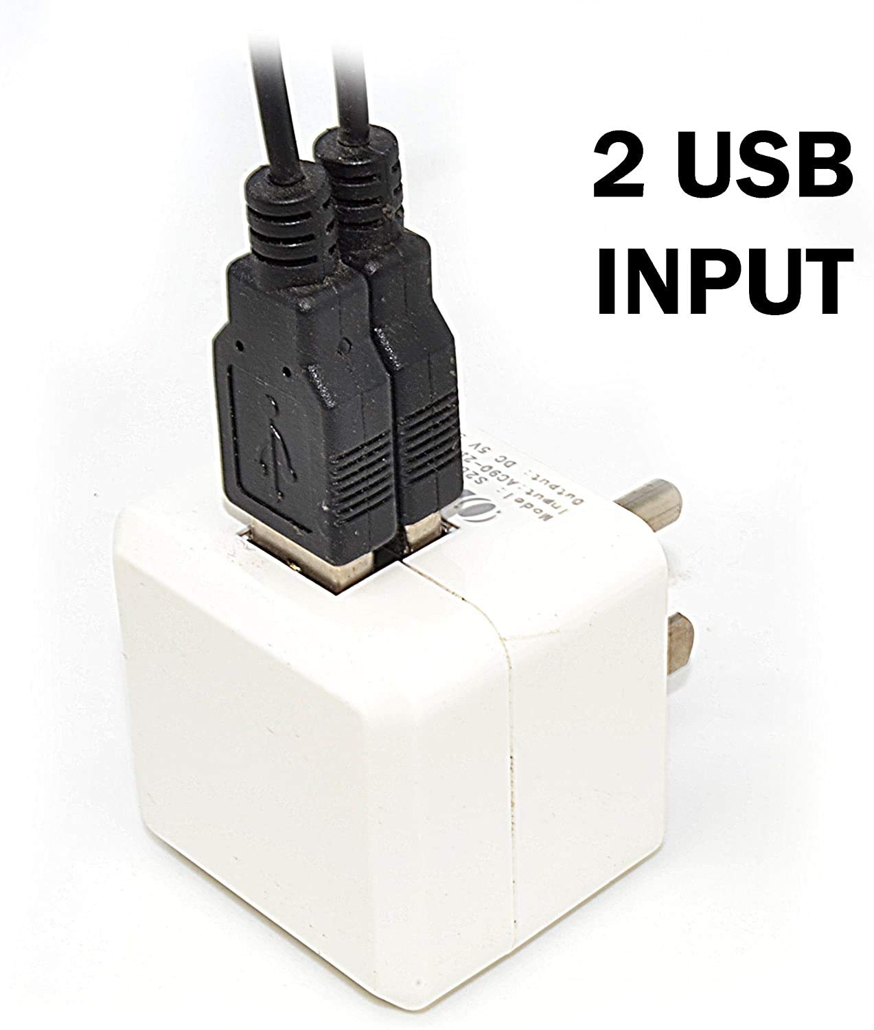 Orei 3.4A 2 Usb Plug Adapter Type C For Europe   Compatible With Iphone/Ipad, Galaxy & More