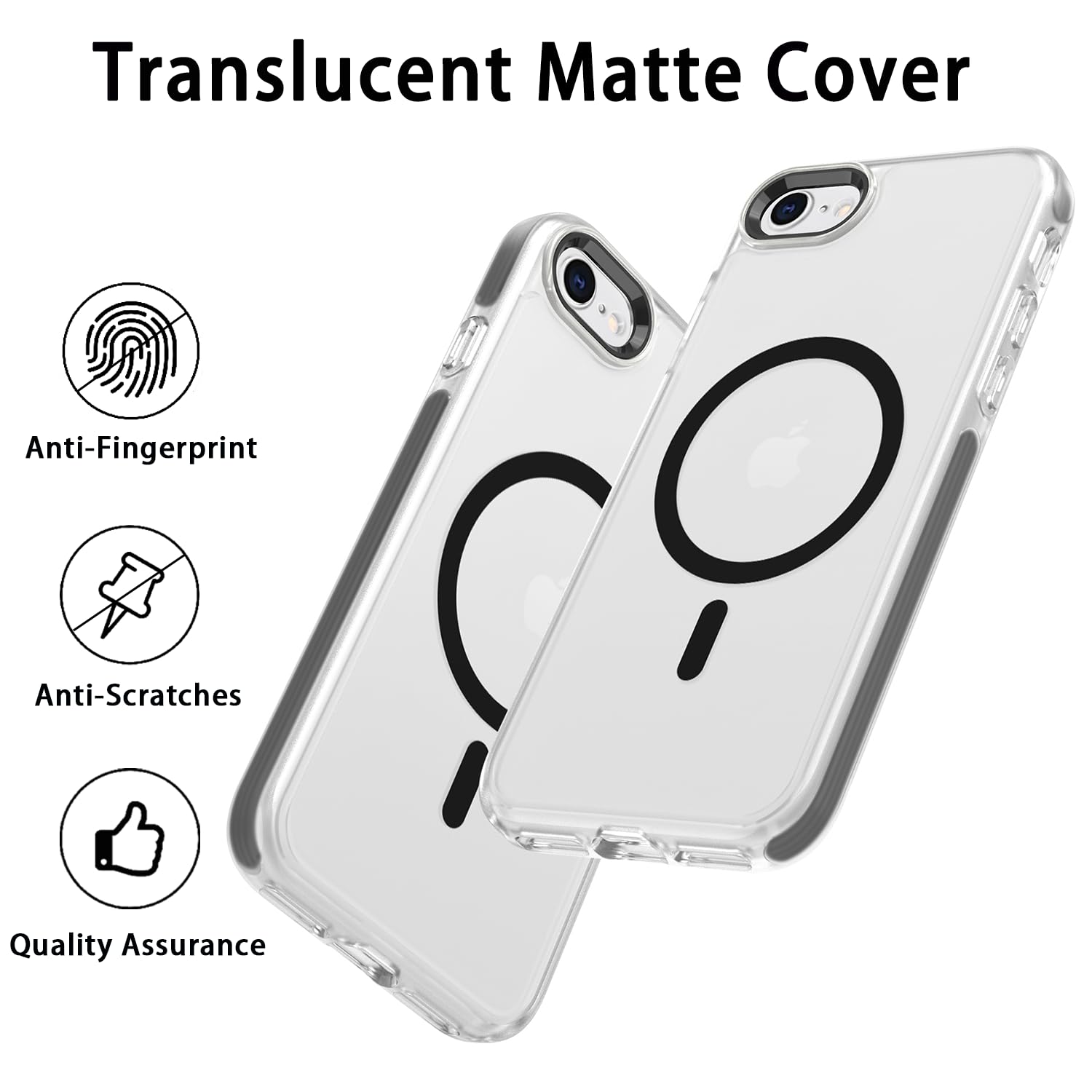 Pinlisheng Magnetic For Iphone Se Case 2022/3Rd/2020/2Nd Gen,Iphone 8/7 Case,Military Grade 3 In 1 Heavy Duty Shockproof Case