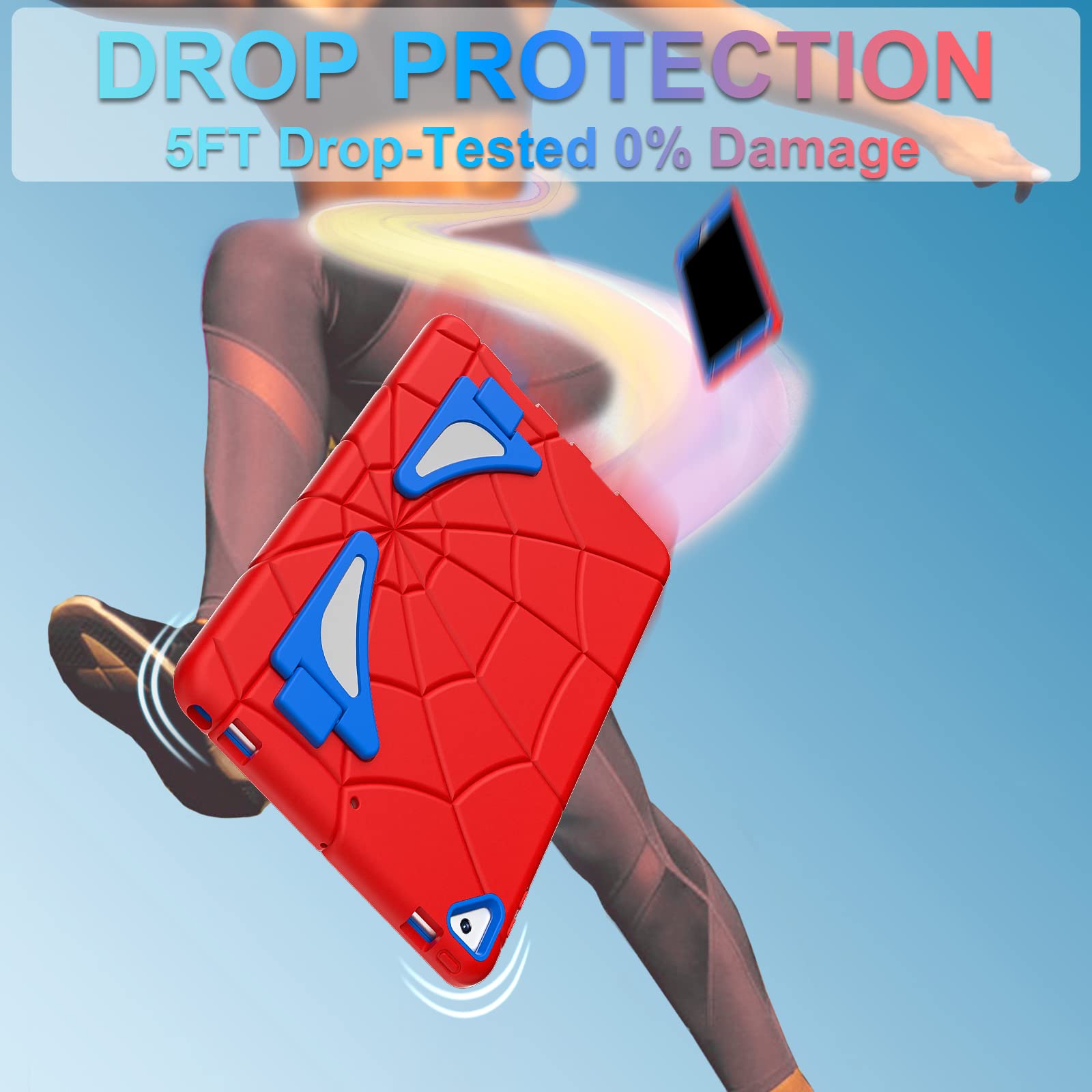 Nitupai Case For Ipad 9Th Generation/Ipad 8Th 7Th Generation 10.2 Inch 2021/2020/2019 Heavy Duty Shockproof Rugged Protective Co