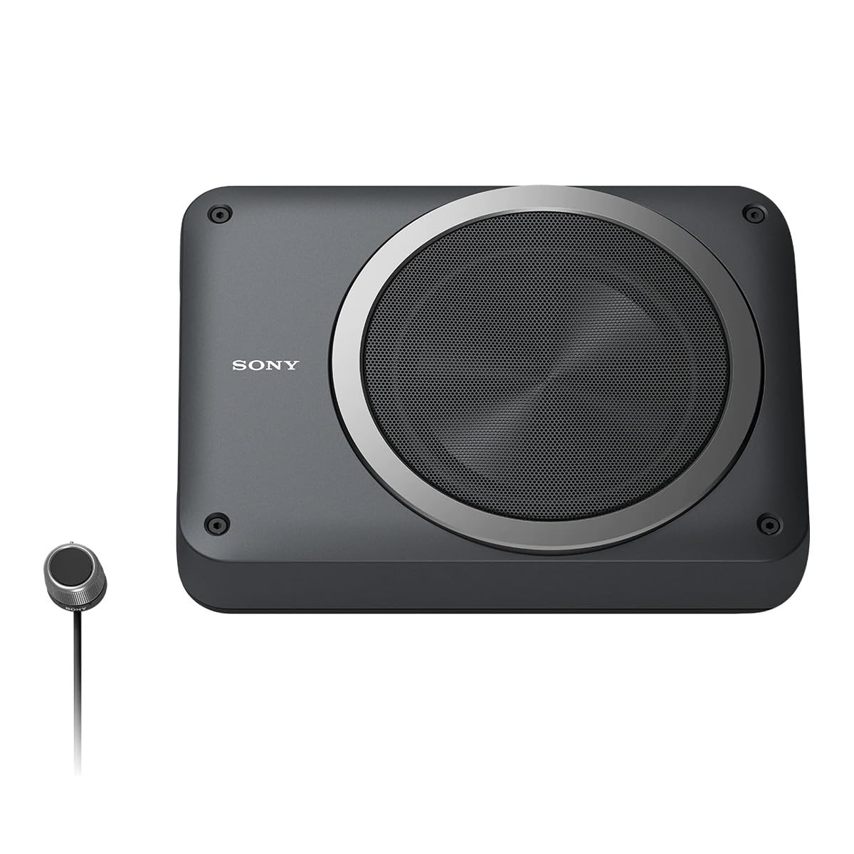 Sony XS-AW8 8-Inch Powered Under Seat Sub woofer with Wired Remote Control (XSAW8)