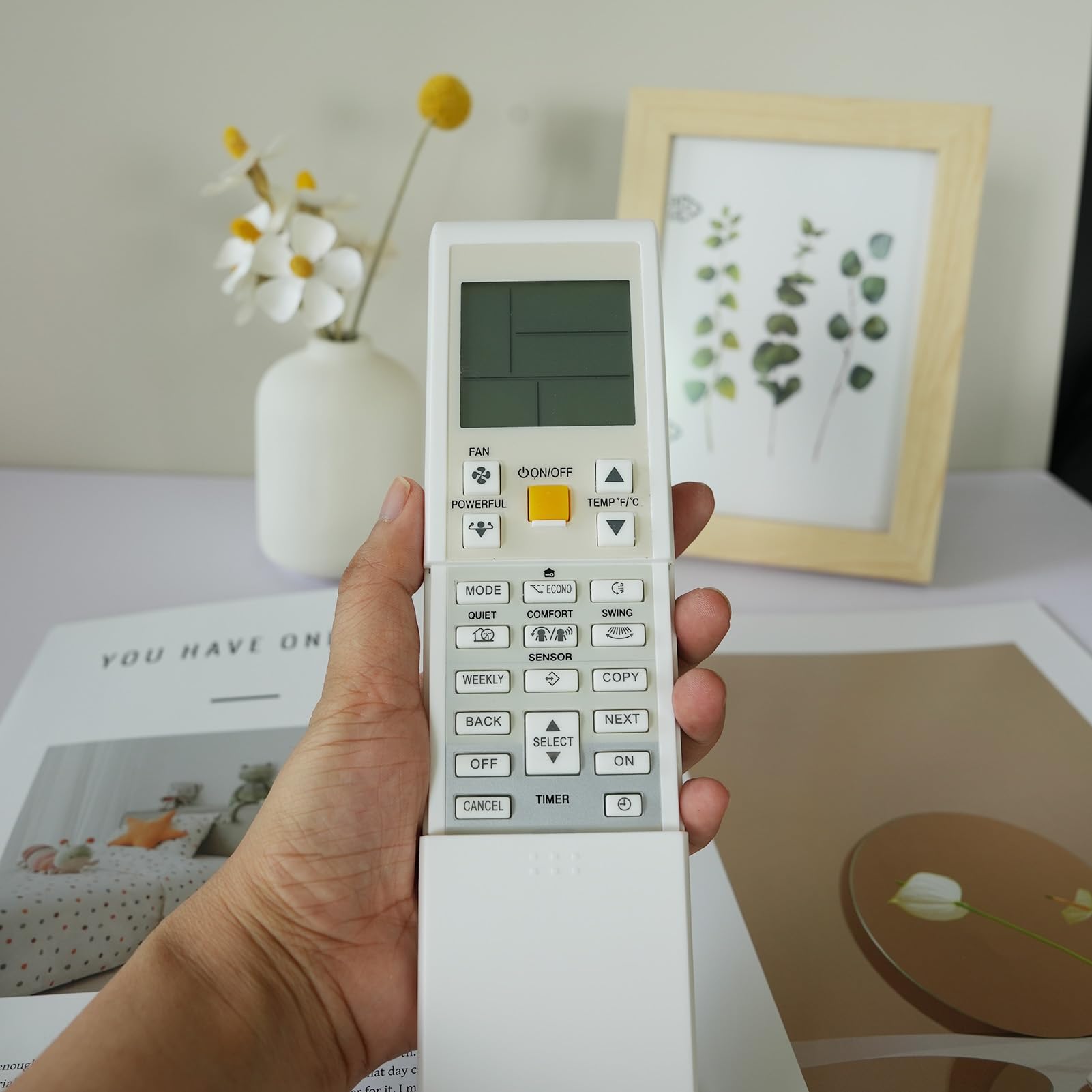 Universal Replacement Remote Control Compatible For Daikin Arc452A8 Arc452A9 Arc452A10 Arc452A11 Arc452A12 Arc452A13 Arc452A14 A