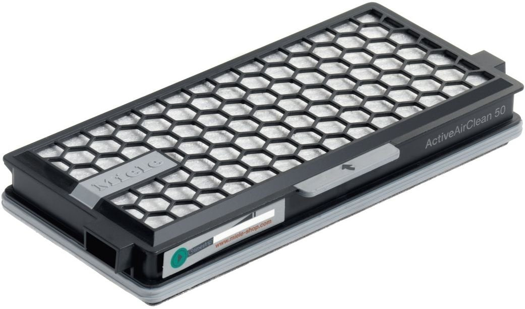 Miele Original Active Airclean Filter (Sf Aa 50) With Timestrip Filter For Vacuum Cleaners Complete C2, Complete C3, Compact C1, Compact C2 Pack Of 1