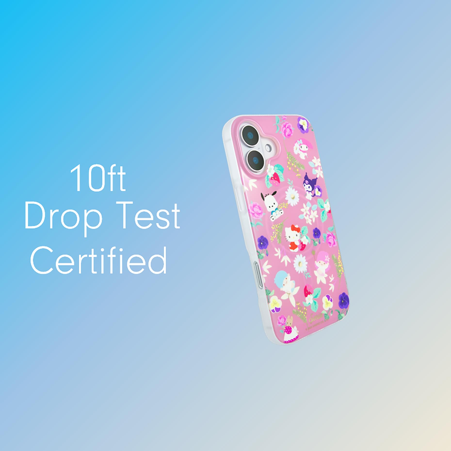 Sonix X Sanrio Case For Iphone 16 Plus | Compatible With Magsafe | 10Ft Drop Tested | Hello Kitty And Friends Floral