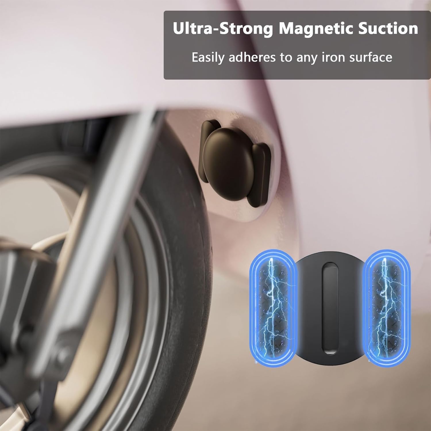 Zfsjtag Car Gps Tracking Device For Vehicles, 1Pcs Hidden Mini Gps Tracker Work With Find My (Ios Only),No Monthly Fee, Real Tim