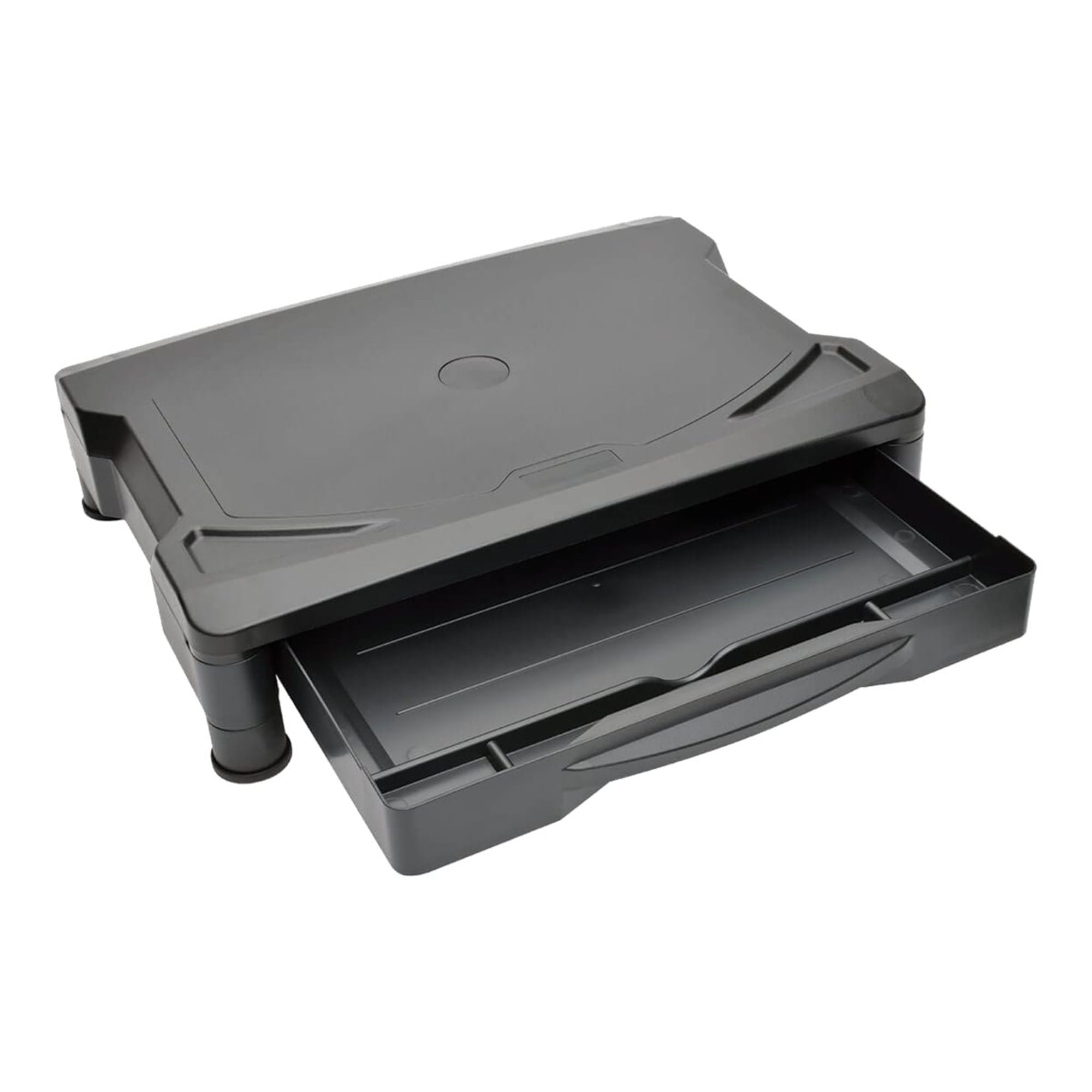 Tripp Lite Lcd Display Tv Monitor Riser Stand W/ Storage Drawer, Raises Up To 4.7In.For Monitors, Printers Or Laptops (Mr1612D1)