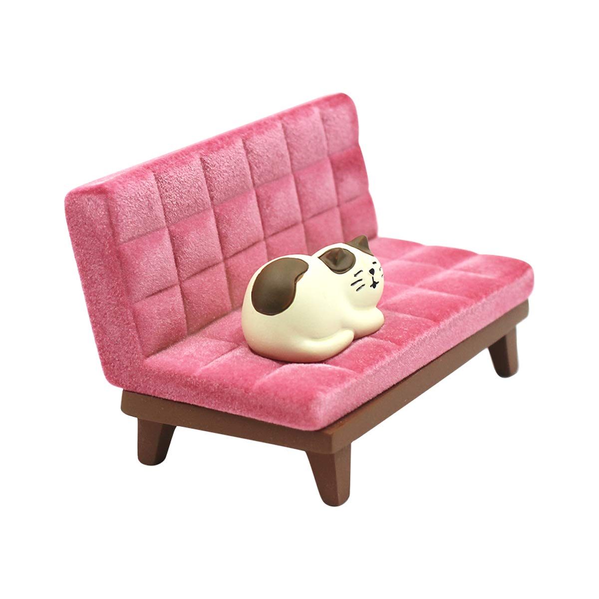 Mayiwo Cute Cat Cellphone Stand Resin Miniature Coach Shaped Desk Phone Holder Mount For Girls Smartphones