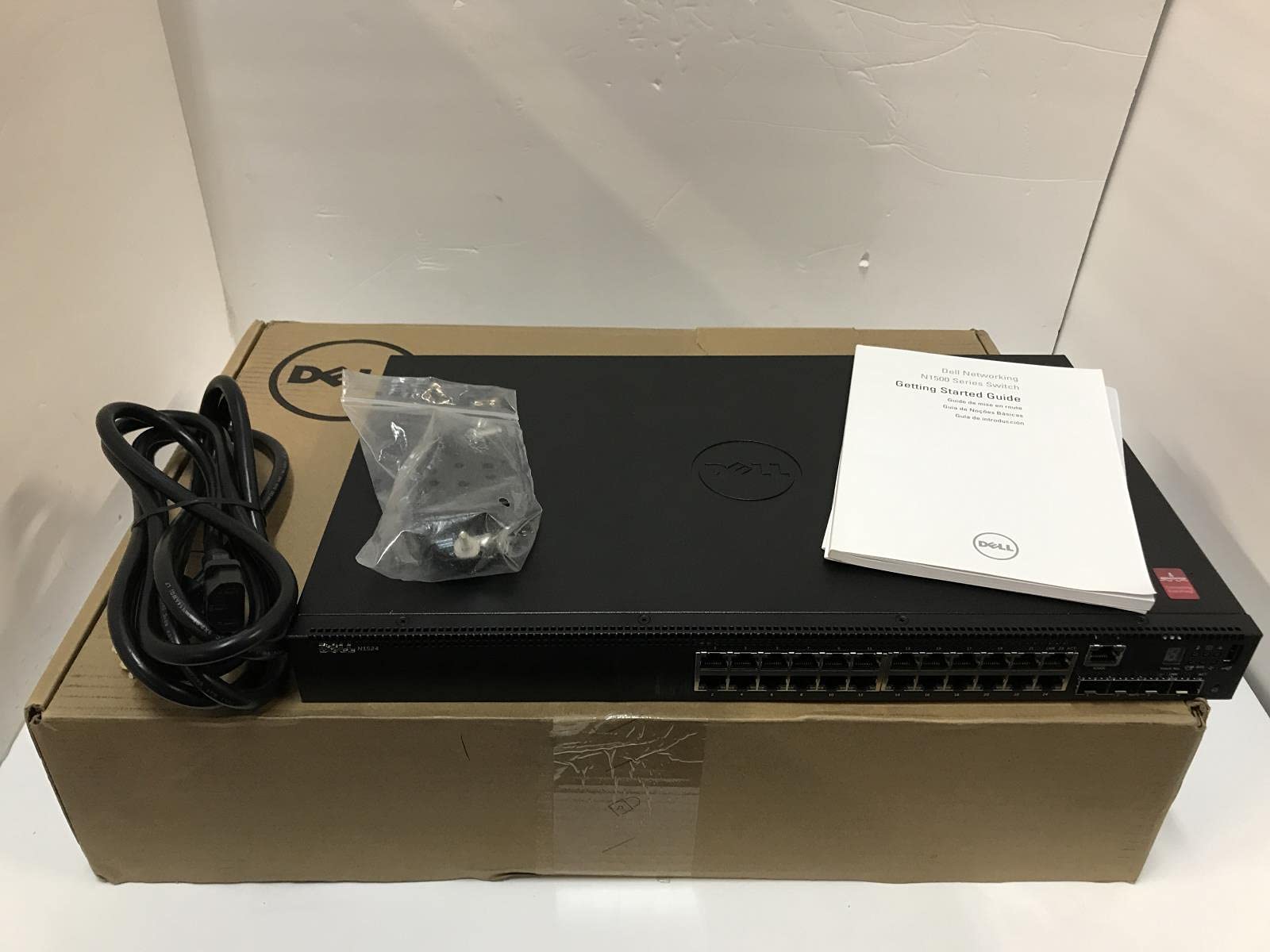 Dell Networking N1524 - Switch - 24 Ports - Managed - Rack-mountable, Black (463-7254)