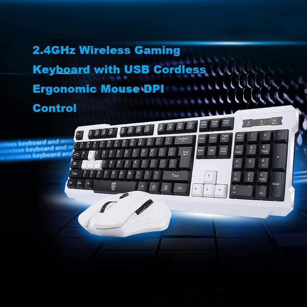 Unifire V60 Waterproof 2.4G Wireless Gaming Keyboard With Mouse Dpi Control For Desktop Pc Laptop Wireless Keyboard Mouse Combos