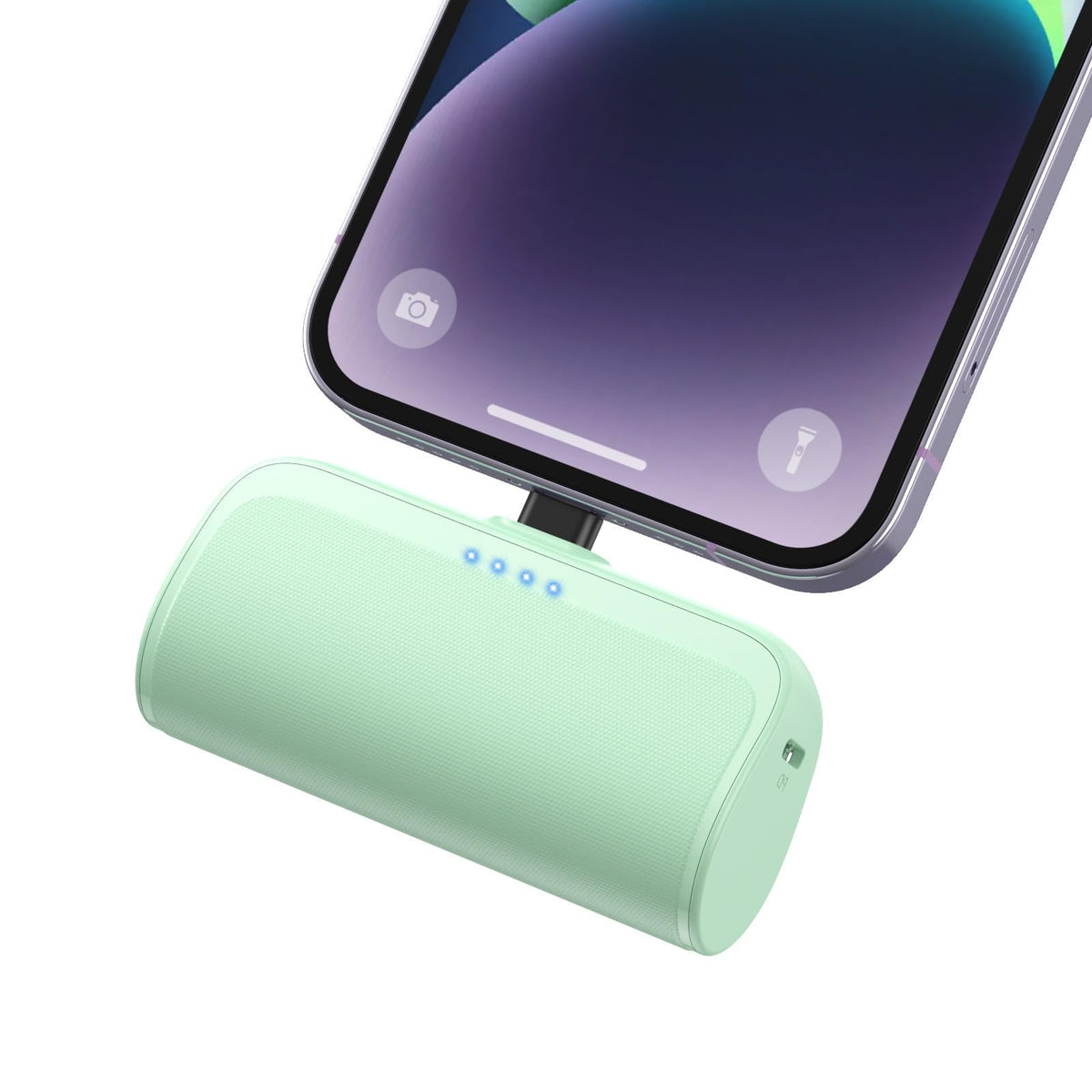 Mini Portable Charger Power Bank For Iphone,5200Mah Portable Phone Charger,Compact Pd Fast Charging Battery Pack Compatible With