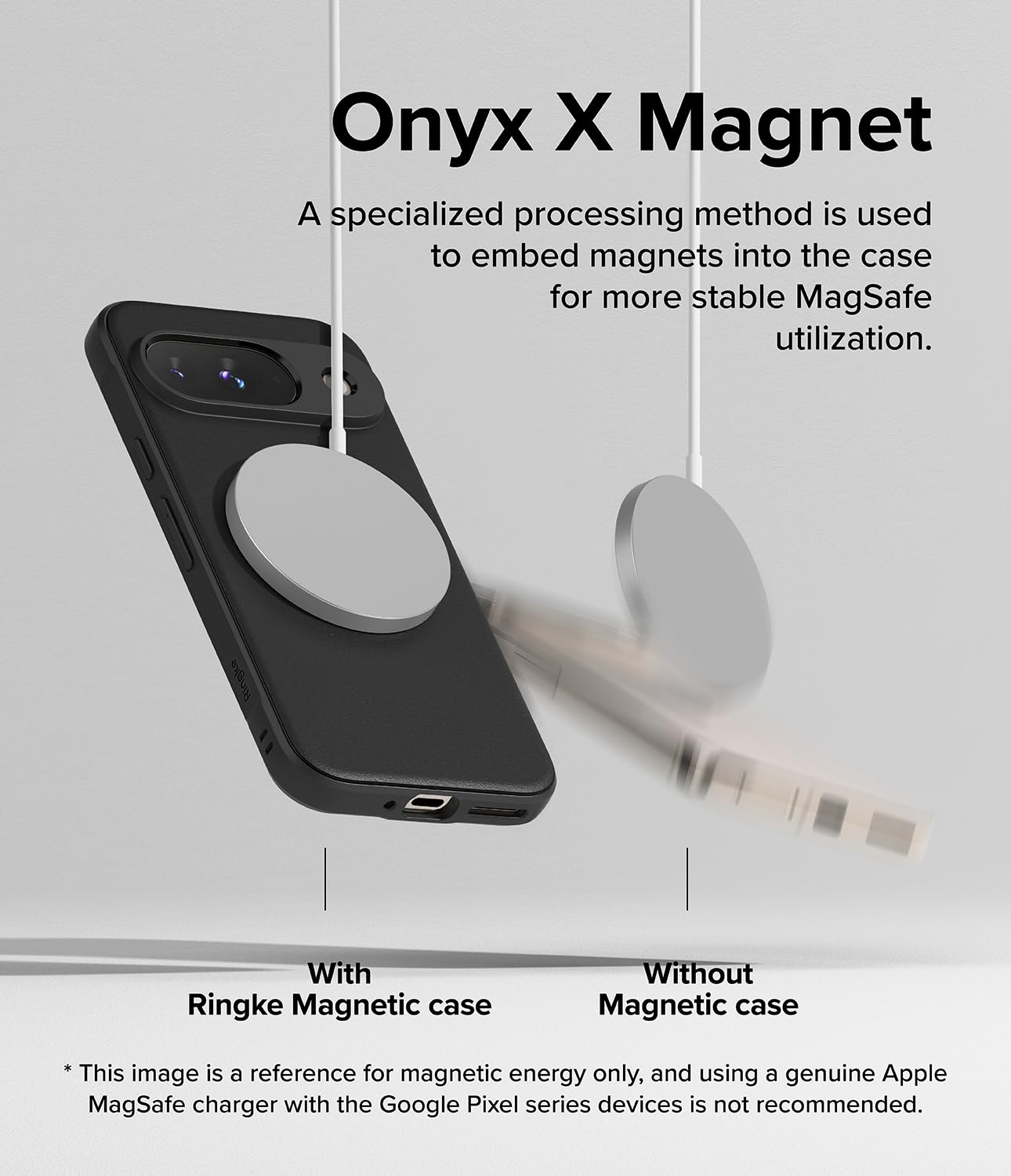 Ringke Onyx [Compatible With Magsafe] Designed For Google Pixel 9 Case, Anti Fingerprint Technology Prevents Oily Smudges Non Sl