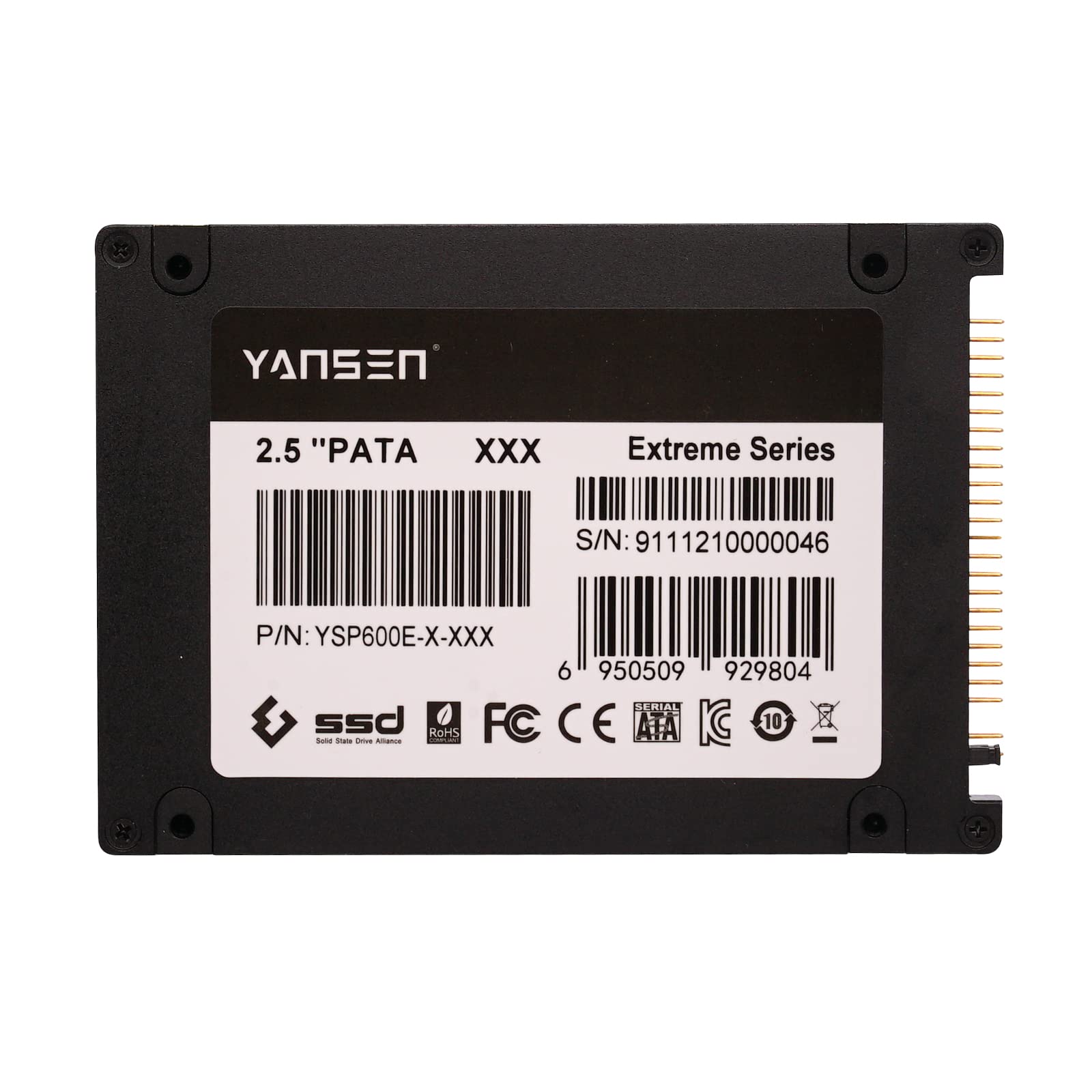 Kingspec 64Gb 2.5 Inch Pata/Ide Ssd, Mlc Flash Sm2236 Controller Internal Solid State Disk