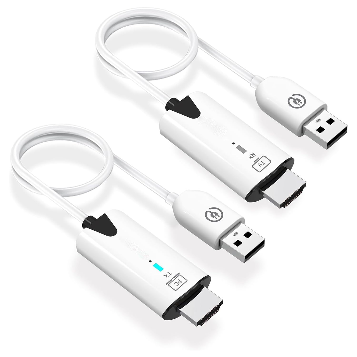 Wireless Hdmi Transmitter And Receiver,Portable 1080P Hdmi Extender 164Ft/50M Range, Plug&Play, For Laptops, Tv Box, Ps4/5, Cameras To Project To Tv/Projector/Monitor/Video Audio Transmission