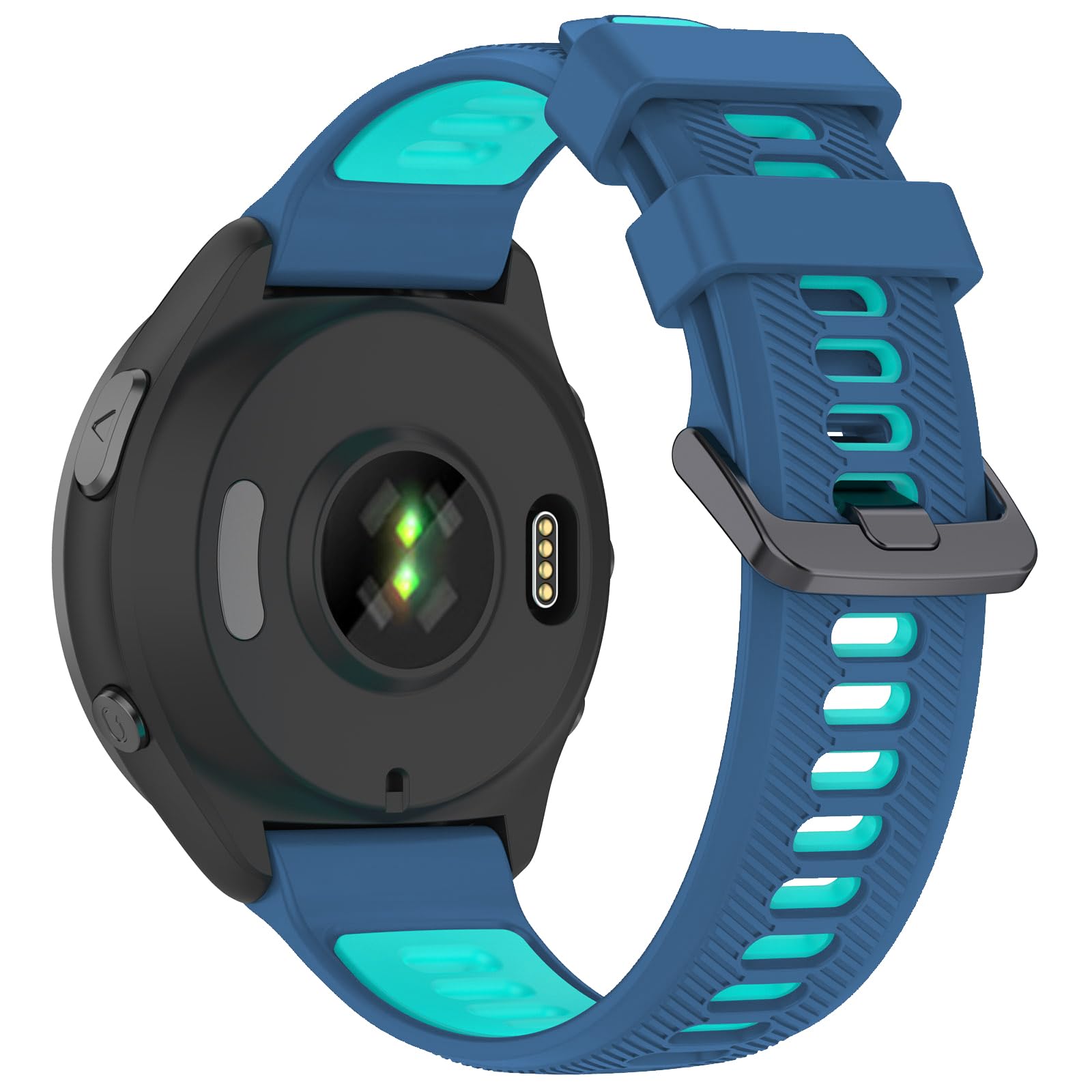 Topperfekt Band Compatible With Garmin Forerunner 965, Soft Silicone Replacement Watch Band Strap For 965 Smart Watch For Women