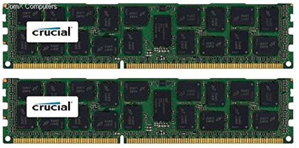 Crucial 32GB Kit (16GBx2) DDR3/DDR3L-1600 MT/s (PC3-12800) DR x4 RDIMM Server Memory CT2K16G3ERSLD4160B / CT2C16G3ERSLD4160B