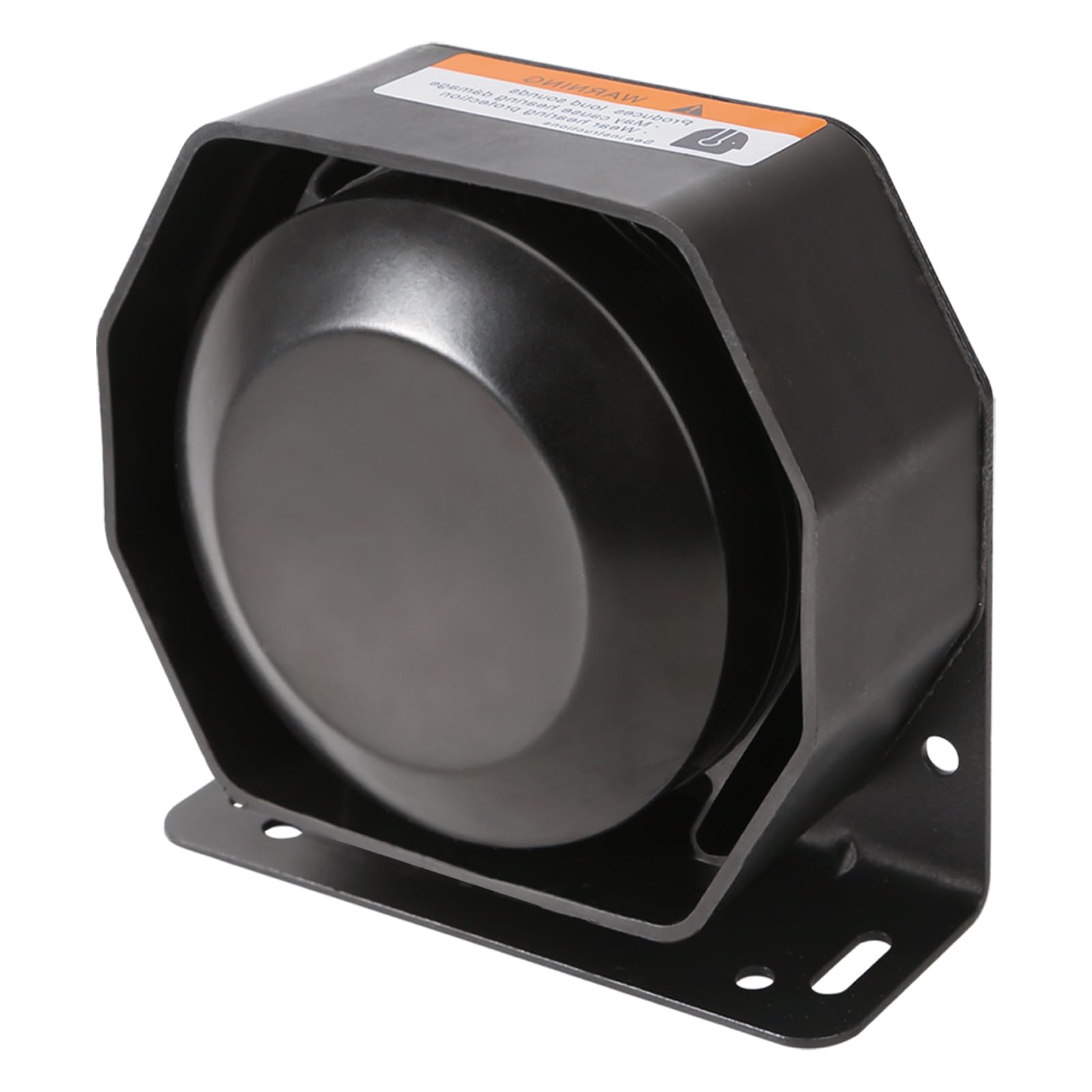 Jamtom Compact High Performance Pa Siren Horn, 200W/8 Ohms Ultra Slim Sirens Speaker For Police, Ambulance, Engineer Vehicles (C