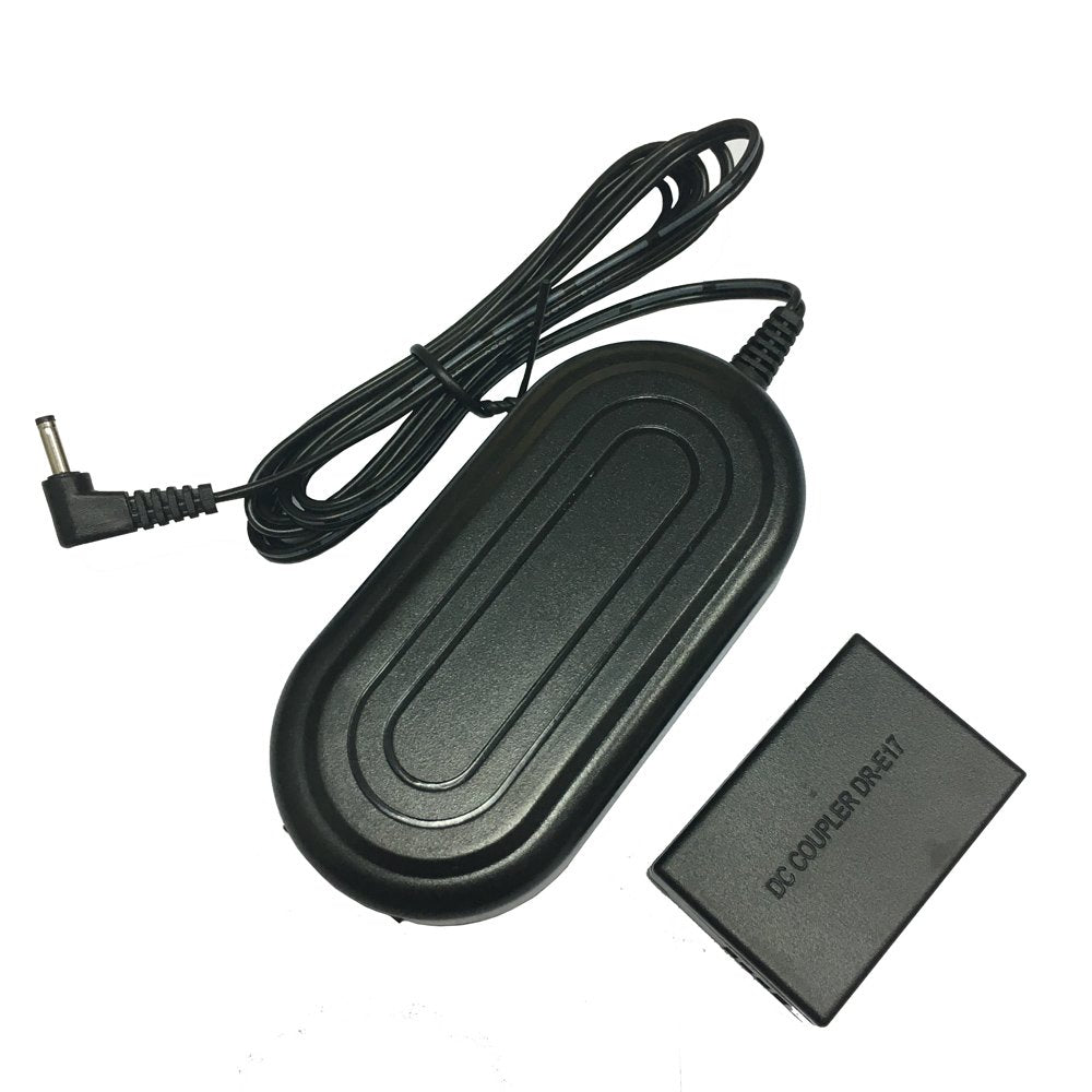 Ack E17 Replacement Ac Power Adapter Kit/Charger For Canon Eos M3, M5, M6,(Not Fit Eos Rp) Mirrorless Digital Cameras (With Dc C