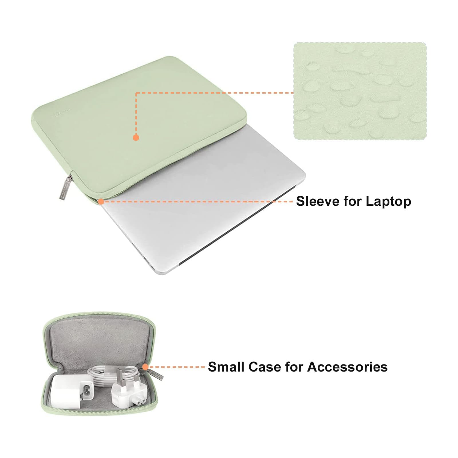 Mosiso Laptop Sleeve Compatible With Macbook Pro 16 Inch 2024 2019 M3 A2991 M2 A2780 M1 A2485 A2141/Pro Retina 15 A1398, 15 15.6