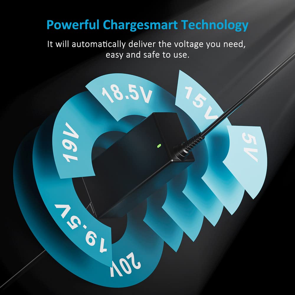 Belker 90W Universal Laptop Charger Ac Adapter Power Cord With Usb C Replacement For Dell Hp Acer Asus Lenovo Ibm Toshiba Samsun